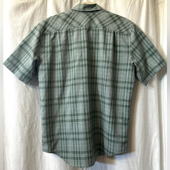 Orvis Classic Collection Green Plaid Short Sleeve Button Down Shirt Mens Size M - Picture 6 of 9